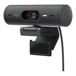 Webcam Full Hd Logitech Brio 500 - Grafite Webcam Full Hd Logitech Brio 500 - Grafite