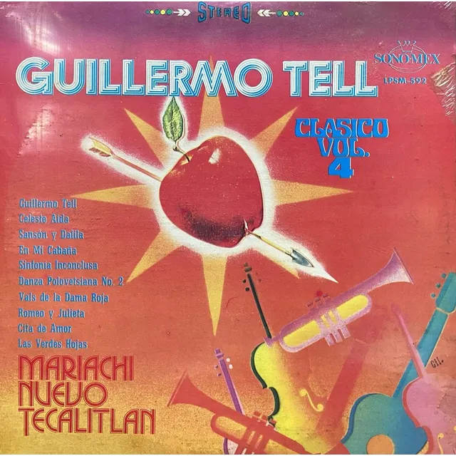 Disco Lp - Mariachi Nuevo Tecalitlan / Guillermo Tell Vol.4