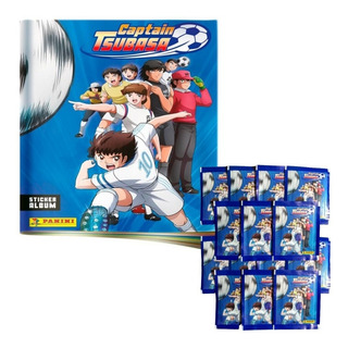 Álbum De Estampas Captain Tsubasa + 25 Sobres Panini Álbum De Estampas Captain Tsubasa + 25 Sobres Panini