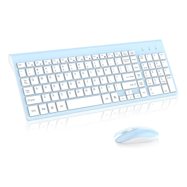 Cimetech Kits De Teclado Y Mouse Inalámbrico 2en1 Usb 2.4g
