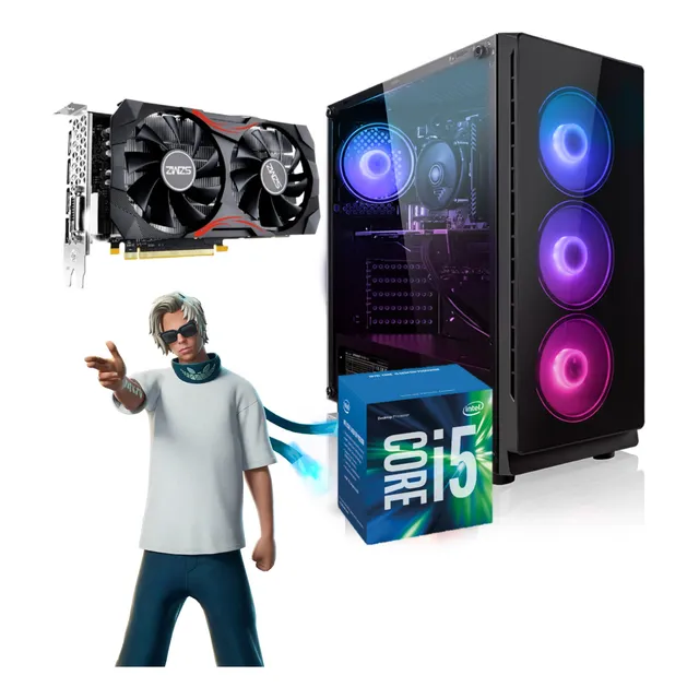 Cpu Gamer Core I5 Rx 580 8gb Ssd 256gb 8gb Ddr4