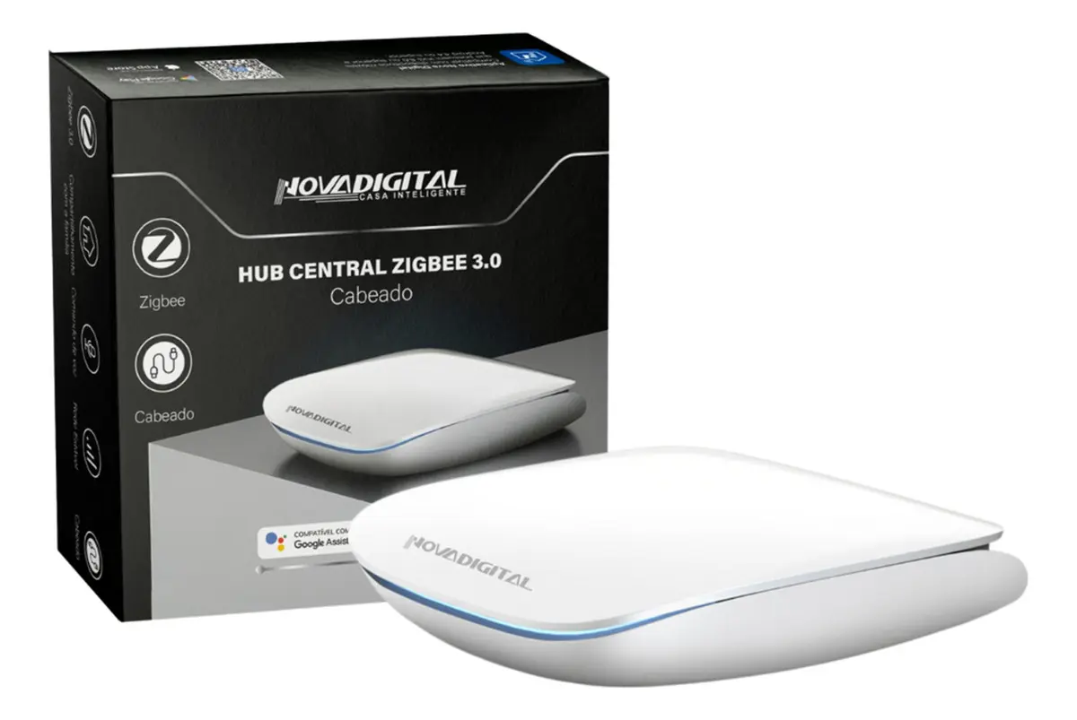 Gateway Hub Zigbee 3.0 para automação residencial