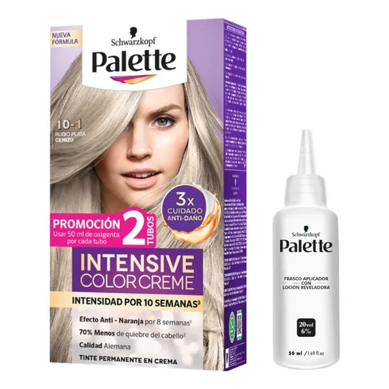 Tinte Cabello Palette Color Creme Permanente + Oxigenta