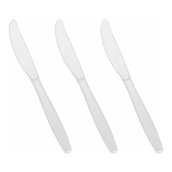 Cuchillo Plástico Desechable 100 Unidades