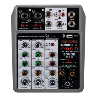 Bomge S4 Consola Mezclador Profesional De 6 Canales Bt Usb Bomge S4 Consola Mezclador Profesional De 6 Canales Bt Usb
