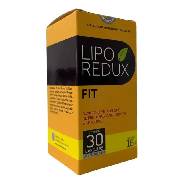 Lipo Redux Amarelo Com 30 Cap Anúncio Do Distribuidor