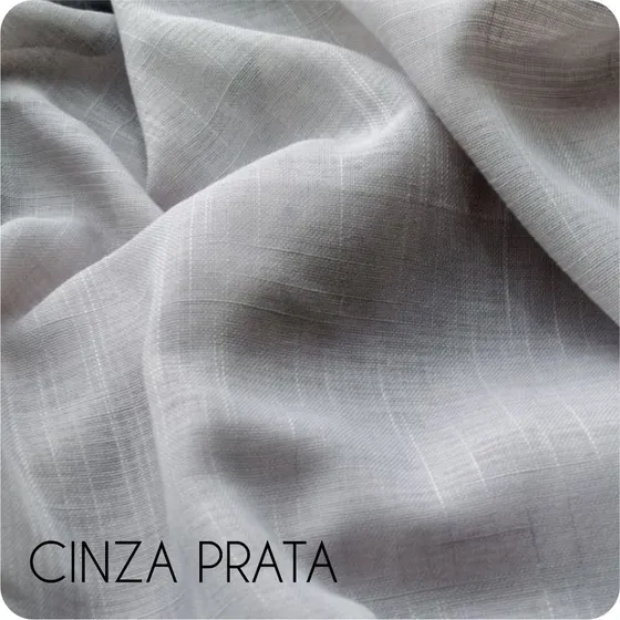 Cortina Gaze Linho E Blackout  6m X 2,70 Trilho Suisso Duplo