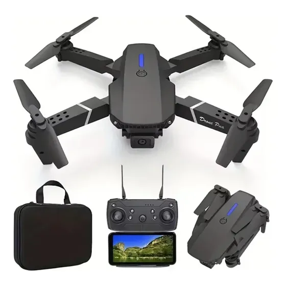 Dron Profesional Cámara Hd Gran Angular Plegable Wifi Altura