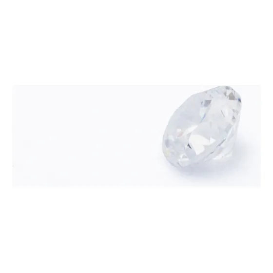 Pedra De Zircônia Redonda 3.50mm Transparente - 20 Peças