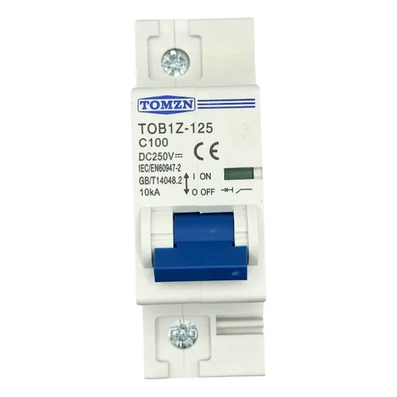 Interruptor Termomagnetico 250v Dc 1 Polo 80a 100a 125a
