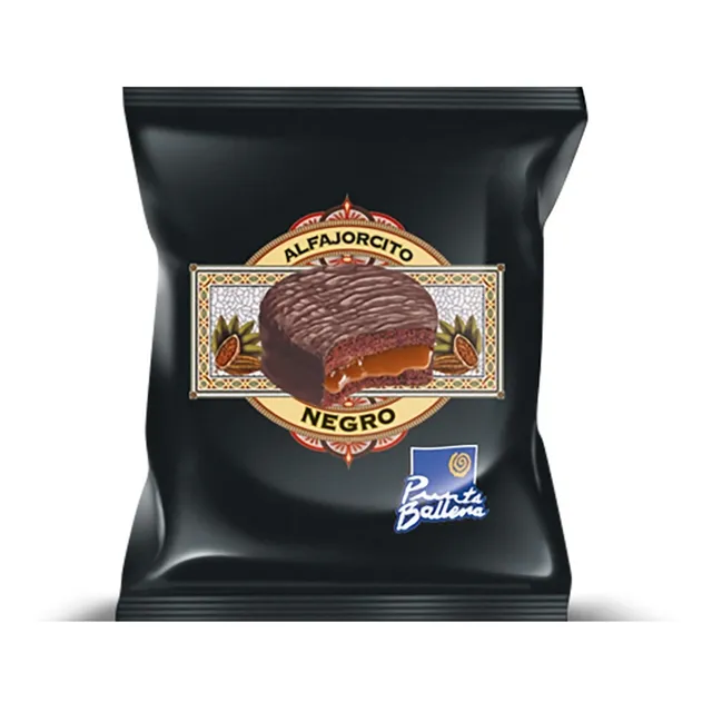 Alfajorcito Negro Caja X24 Unid. Punta Ballena Envio Gratis