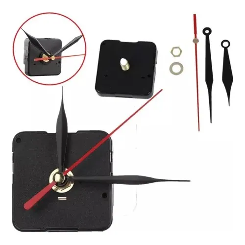 Maquina Reloj Pared S6188/12mm/16.5mm Alimentado Por Batería
