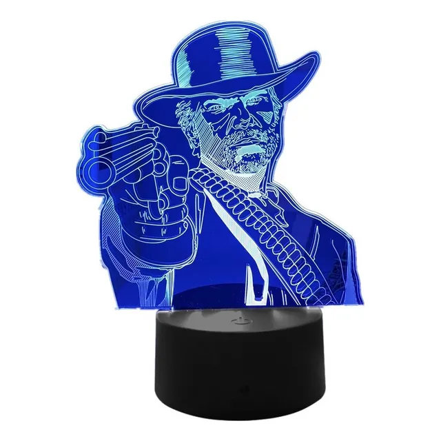 Sala De Juegos Decoración Lámpara De Noche Rdr2 Arthur Morga