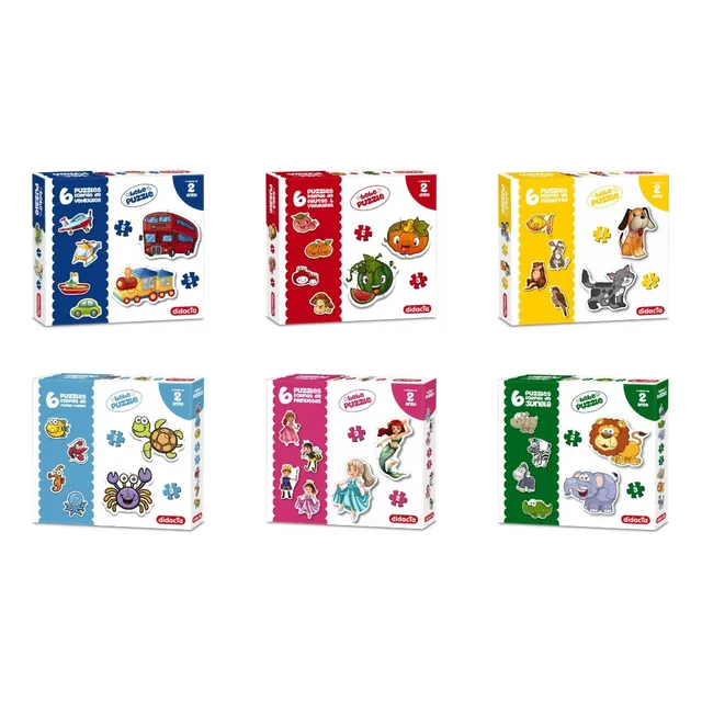 Puzzle Rompecabezas Para Bebés X6 Juego Didáctico Infancia
