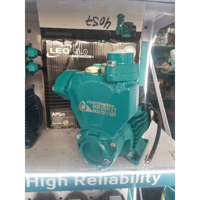 Bomba De Agua 1/2hp Autocebante Marca Leo Voltaje 110