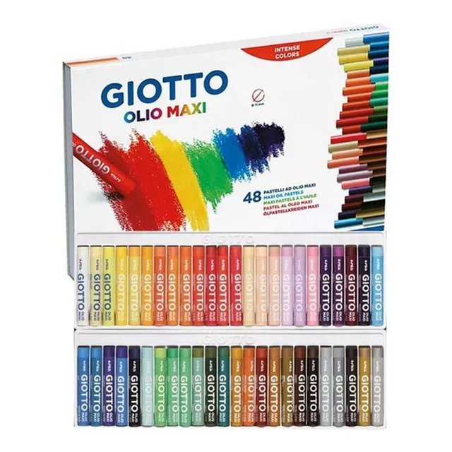 Pasteles Al Oleo Maxi Giotto X48 Colores