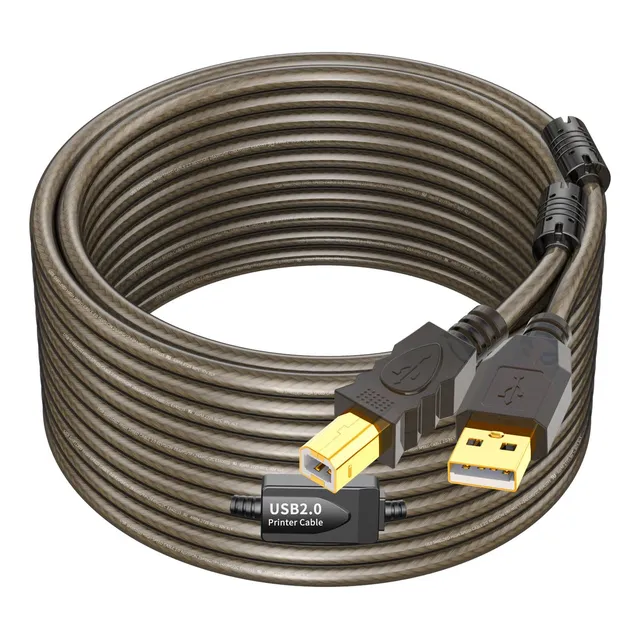 Cable De Impresora Gosysong De 50 Pies, Cable De Impresora