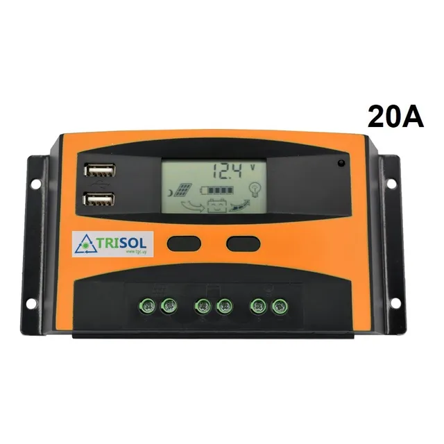 Trisol Controlador Regulador 12/24v 20a Mod Tk Con Usb