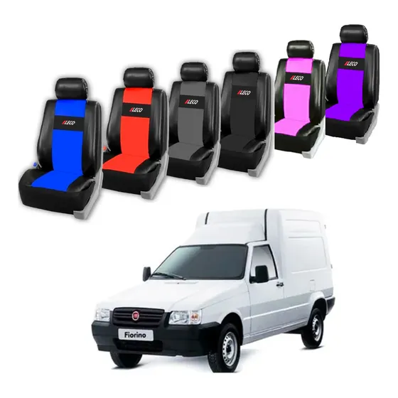 Fundas Cubre Asiento Auto Cuero Ecologico Fiorino M/ Viejo