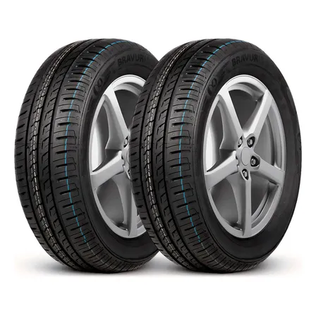 Kit 2 Pneus Barum Bravuris 5hm 175/70r13 Aro 13 Carro Silenciosos E Econômicos T