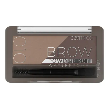 Brow Powder Set Sombras Cejas Resistentes Al Agua Ash Blond Color Transparente