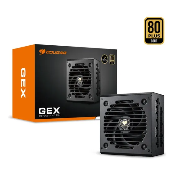 Fuente Cougar Gex 850 80 Plus Gold Full Modular Tranza