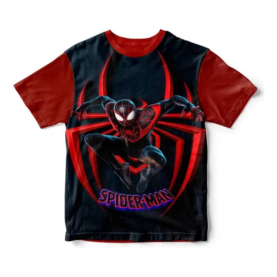 Franela Para Niños De Miles Morales 