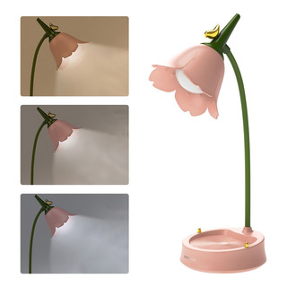 Lámpara De Escritorio De Flores Ajustable Lámpara Led Táctil Lámpara De Escritorio De Flores Ajustable Lámpara Led Táctil