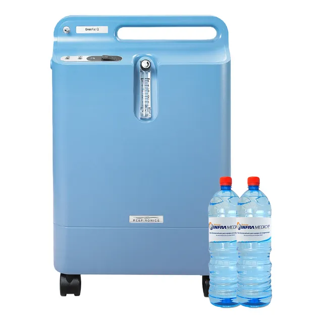 Kit Concentrador De Oxígeno Philips Everflo 5 L + 2 Aguas