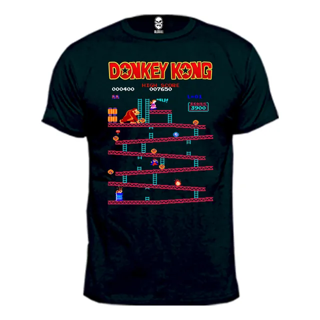 Remera Donkey Kong Arcade Retro Don King Kong 100% Algodón