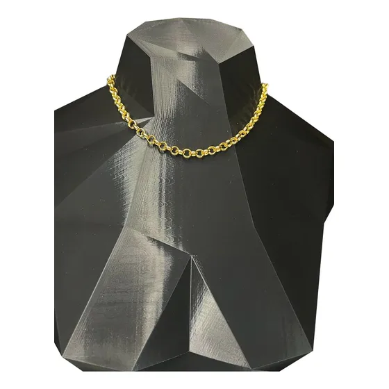 Corrente Cordão Elo Português 12 Gramas 40cm Ouro 18k Cor Amarelo