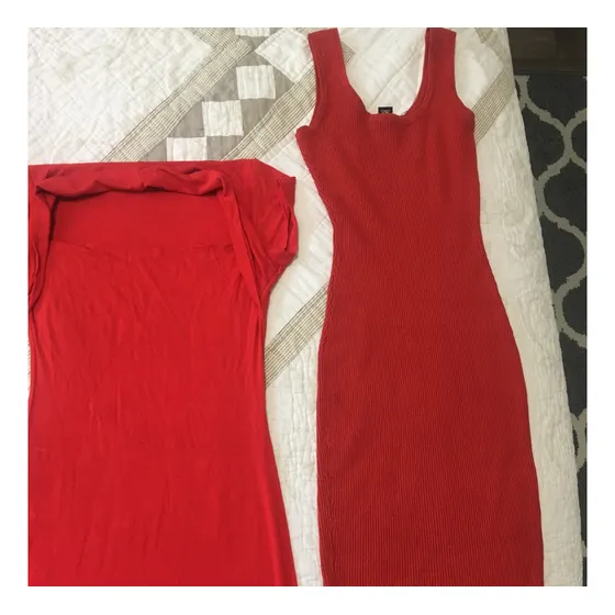 Dos Vestidos Rojos Talla Xs 