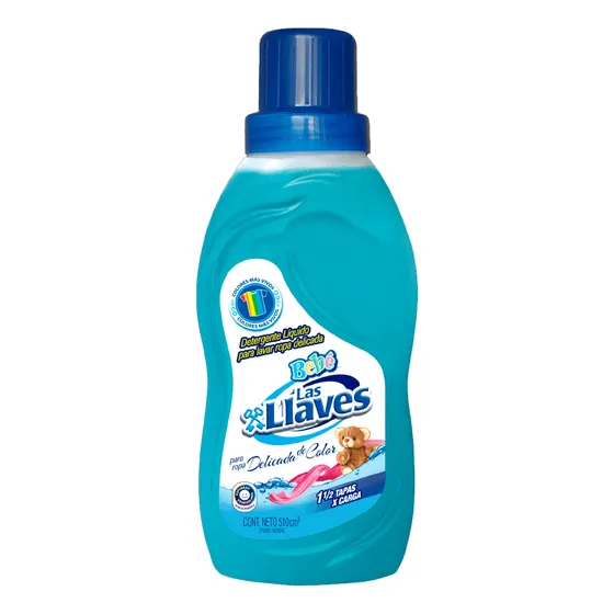 Detergente Líquido Las Llaves Bebé 525ml