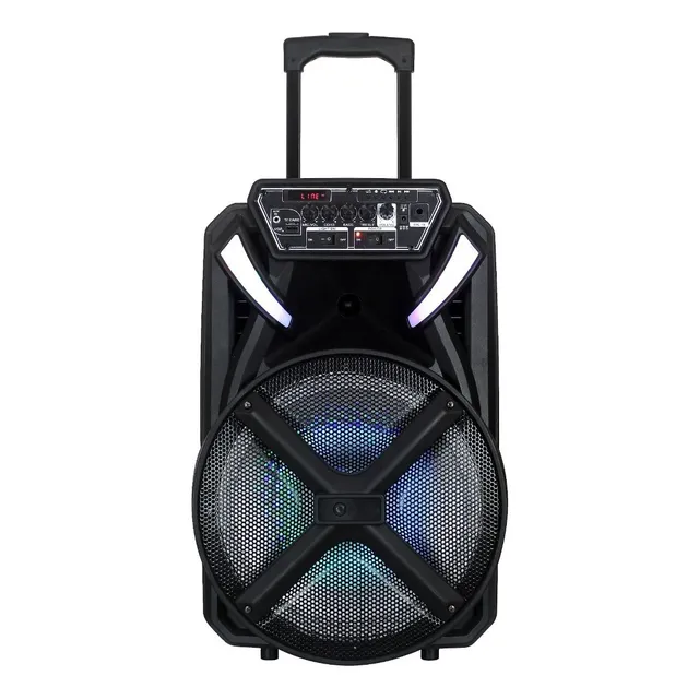 Parlante Activo 12' Telefunken + Mic Inalámbrico + Control