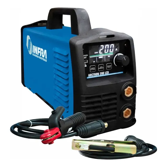 Soldadora Inversora Infra 200amp Arctron 200 Pantalla Lcd 110/220v Original