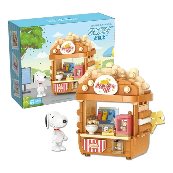 Bloques De Construcción Supermercado Snoopy 