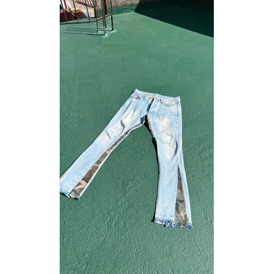 Jean Mnml Flare Denim Talla 31, Usado Como Nuevo