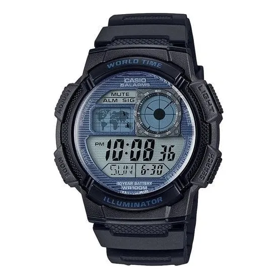 Reloj Casio Digital Ae-1000w-2a2v Deportivo Original