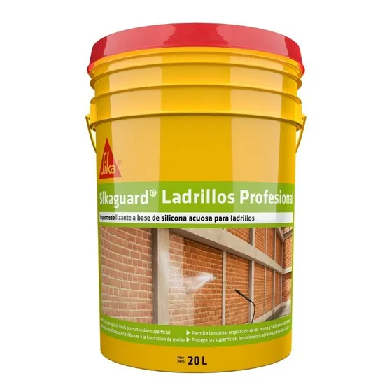 Sikaguard Ladrillos Silicona Impermeable Profesional 20 Lts