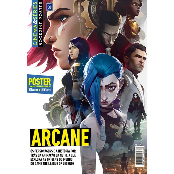 League of Legends: Arcane - Superpôster Cinema e Séries, de Editora Europa. Editorial Editora Europa Ltda., capa mole em português, 2021