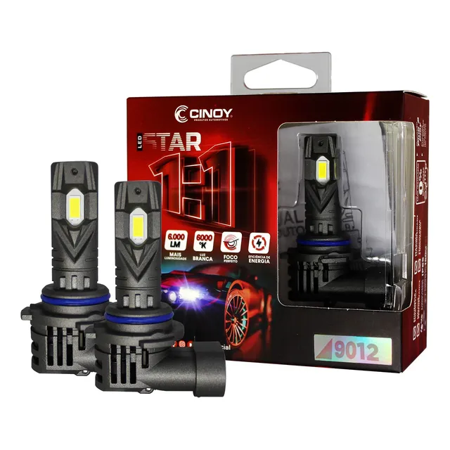 Lâmpada Super Led Cinoy Star Mini 6000k Sem Erro Plug Play