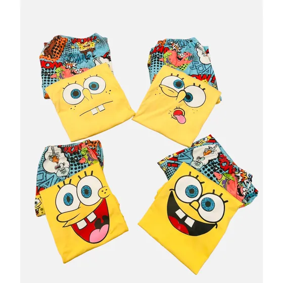 Pijama Bob Esponja Para Familia