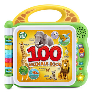 Libro Interactivo De Animales 100 Animales Color Verde Libro Interactivo De Animales 100 Animales Color Verde