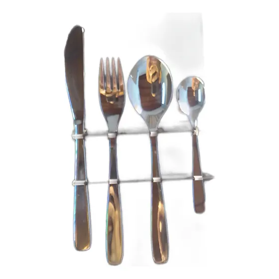 Set De Cubiertos Guttlem Cosmoplitan  24pzas Acero Inox