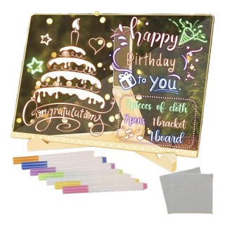 Y Ins Style Pizarra Luminosa Usb Borrable Con 7 Rotuladores Y Ins Style Pizarra Luminosa Usb Borrable Con 7 Rotuladores