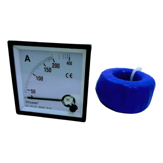 Ampermetro Con Dona Para Tablero 96x96mm Completo