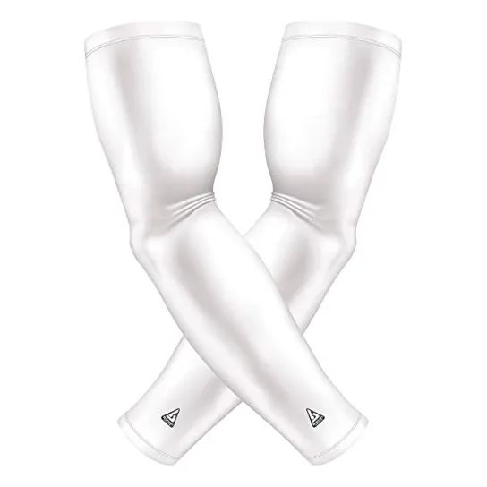 Mangas De Brazo Blanco Para Mujeres Hombres Deportes 87xt5