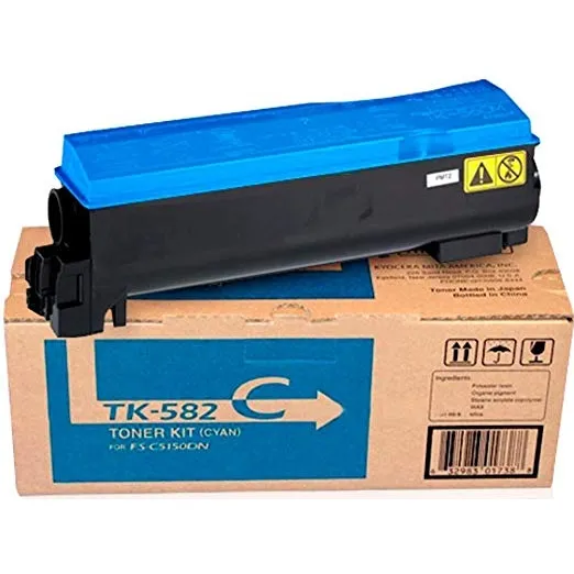Kit De Kyocera 1t02ktcus0 Modelo Tk-582c Cyan Toner Para Fs-