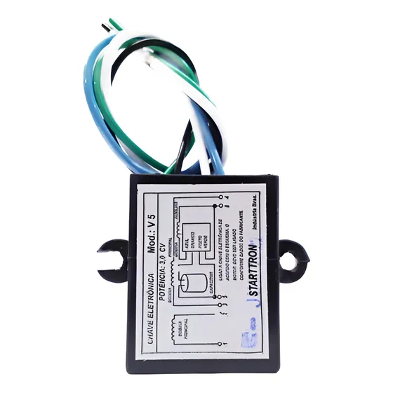 Chave De Partida Eletrônica De 3cv - V5 Para Motores.