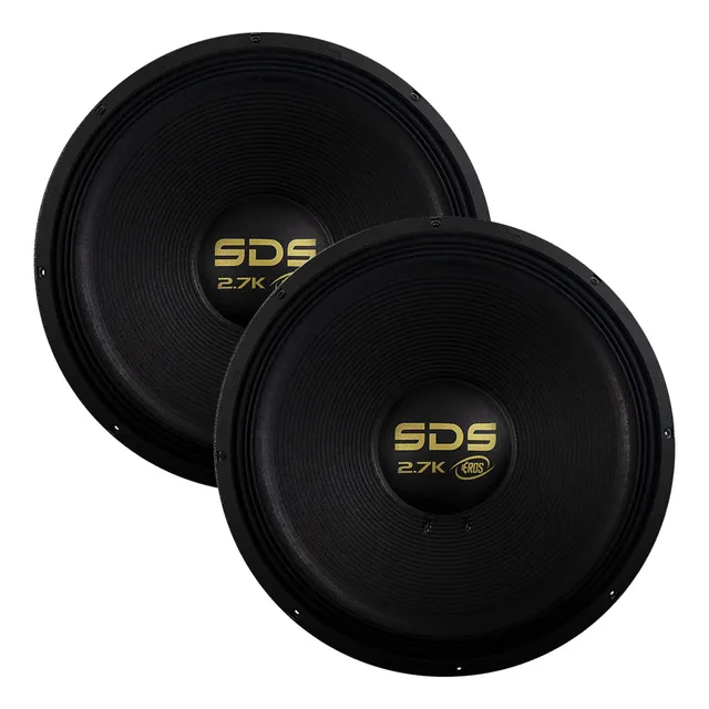 2 Woofer 18 Pol Sds 2.7k Eros 2700 Rms Som Automotivo 4 Ohms
